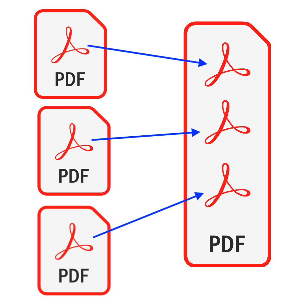 Diagram for pdf merge